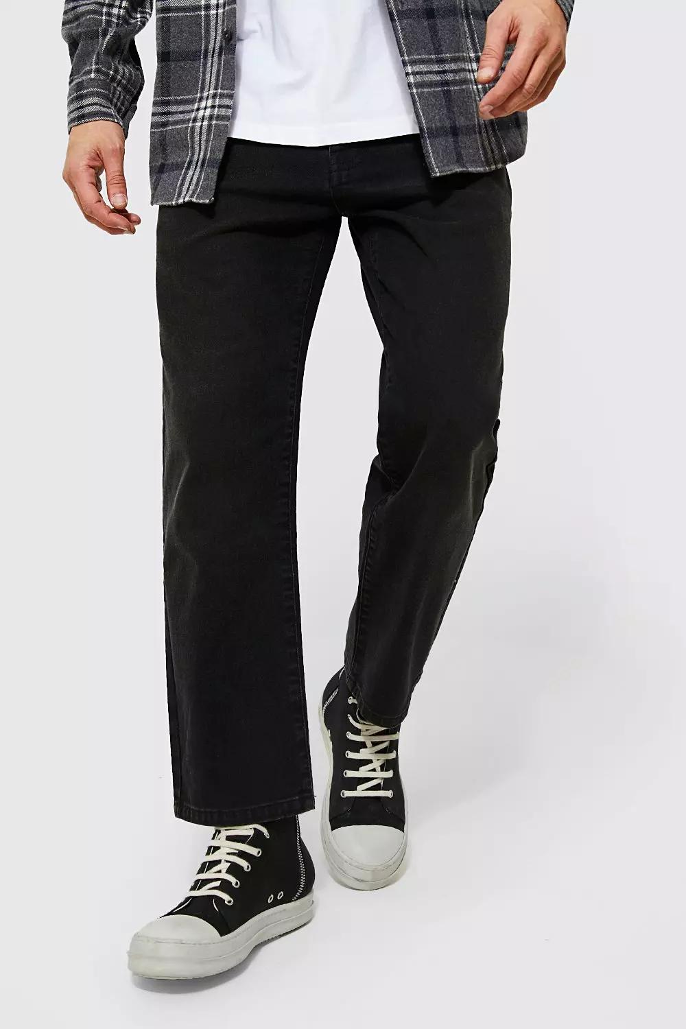 Straight cropped jeans mens clearance